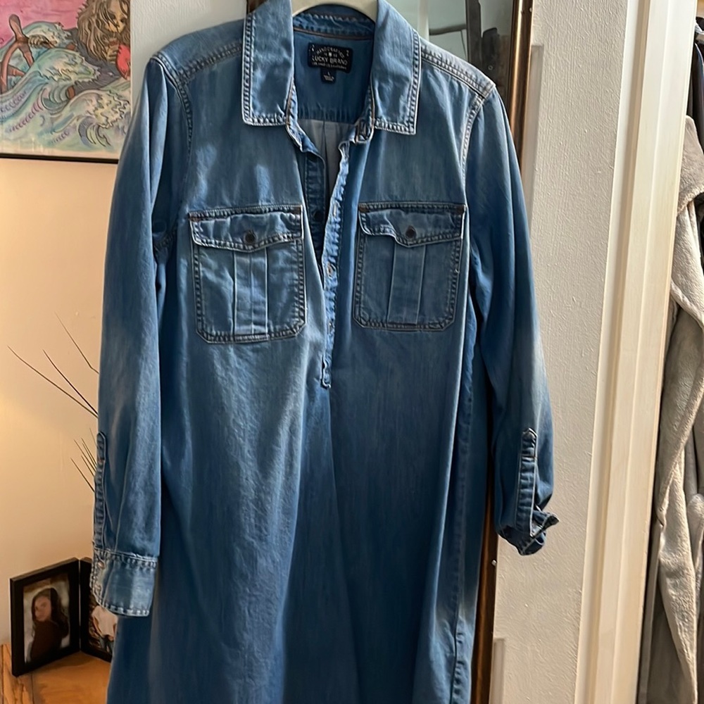 Denim dress